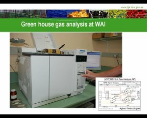 Part on NSW DPIs Wollongbar analytical facilities. Multi-channel, multi-component gas analyser. NSW DPI
